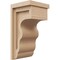 Ekena Millwork 6"W x 6"D x 12"H Wide Highland Rough Cedar Woodgrain TimberThane Corbel, Primed Tan CORUR06X06X12HLDRCPR - alternate 1